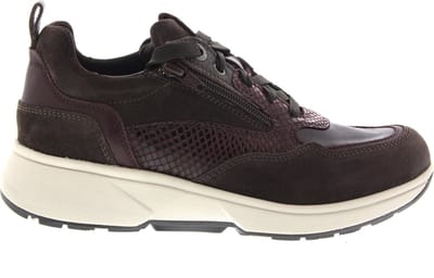 Dames Veterschoenen Xsensible Grenoble Darkbrown Combi Hx Donkerbruin - Maat 41
