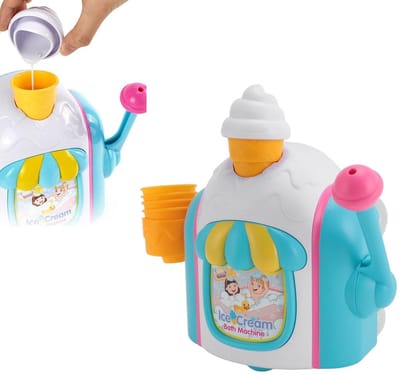 Allecto - IJsspeeltje - Badijsspeeltje voor Peuters - Stabiele Installatie - Plastic - Stimuleert Verbeelding - Gemakkelijk Te Gebruiken - Geschikt...