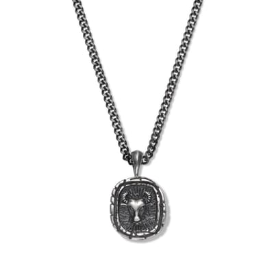 Frank1967 7FN-0035 zodiac ketting - 60CM - stier - Cadeau voor mannen - Sterrenbeeld