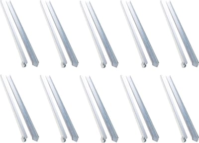 10 set grondankers voor graskant smal 40 x 2,6 x 0,2 cm