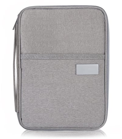 Dailygoods - Paspoorttas Waterdicht - Reisorganizer voor Paspoort, Creditcards en Tickets - Grijs