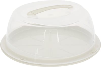 Atmosphera Ronde Gebakdoos/Taartdoos met basis - Ø36xH14cm - Beige