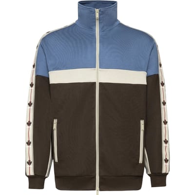 Dsquared2 Maple Leaf Tape Blauw Trainingsjack