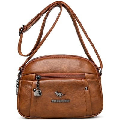 Crossbody Nieuwe Trendy Dames Tas Schoudertas Dames Hoge Kwaliteit Schoudertas Moeder Tas brown