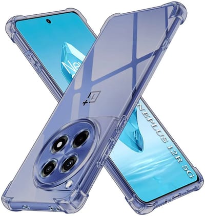 Hoesje geschikt voor OnePlus 12R - Techsuit Shockproof Silicone Back Cover - Zwart
