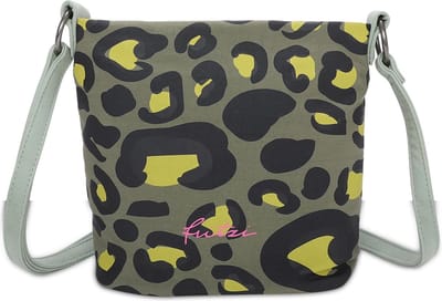 Fritzi aus Preußen Schoudertas Jimbo03 Nylox Crossbody Bag Leo Neo Kaki