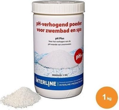 Interline PH-plus 1 kg | pH verhoger | ph granulaat | zwembad | spa | water verhogend