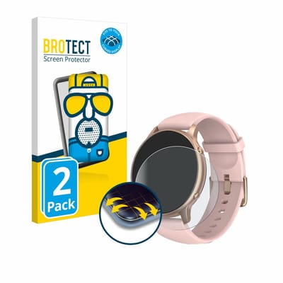 BROTECT - Screenprotector voor TUYOMA LW36 1.3" - Folie Beschermfolie matte volledig dekking 2 Stuks
