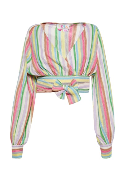 IZIA Blouse Dames Roze Veelkleurig