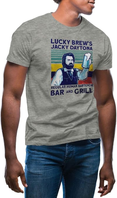 Vintage Heren T-Shirt voor Bartenders