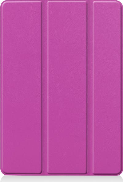 Hoesje - Geschikt voor Apple iPad 7 (2019) - 10.2 inch - 7e Generatie - Dun & Stevig - Trifold Bookcase - Hard Cover - Hardcover Book Case - Tablet Hoes - Paars