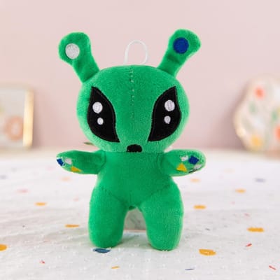 1525Cm Aftonsparv Groene Buitenaardse Kawaii Pluche Speelgoed Buitenaards Zacht Gevuld Anime Poppen Voor Kind Verjaardag Kerstcadeau Valentijnsdag green
