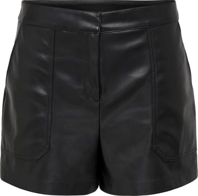 ONLY CARMAKOMA - CARTRICIA LIFE FAUX LEATHER SHORTS OTW - Dames - Bermuda shorts