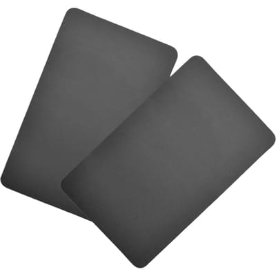 2 stuks Opblaasboot Reparatie Patch PVC Vierkant Rubberboot Reparatie Patch Kit voor Kajaks Kano's Zwart