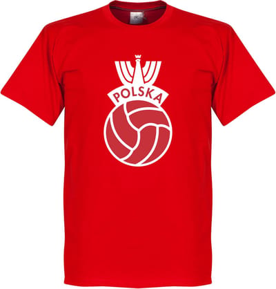 Polen Vintage Logo T-Shirt - Rood - 3XL