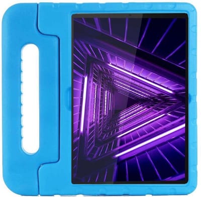 Just in Case tablet Hoes Kinderen geschikt voor Lenovo Tab M10 Plus - Kinderhoes Tablet Classic - Blauw