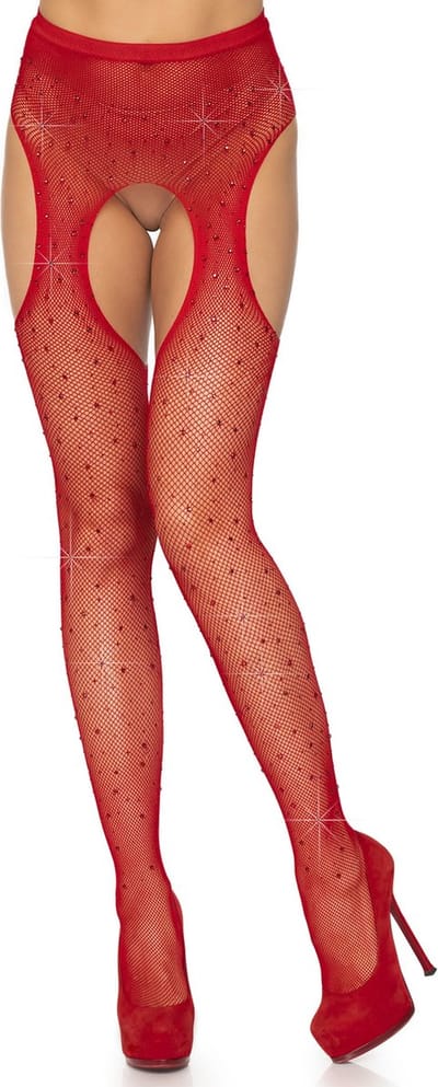 Crystalized suspender hose