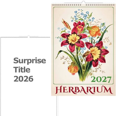 C144-27 Botanische Herbarium Kalender A3+ 2027