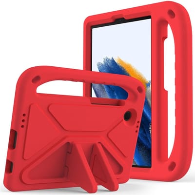 Coverup Tablethoes geschikt voor Samsung Galaxy Tab A11 (8,7") / Tab A9 Hoesje - ShockProof Kids Case - Rood