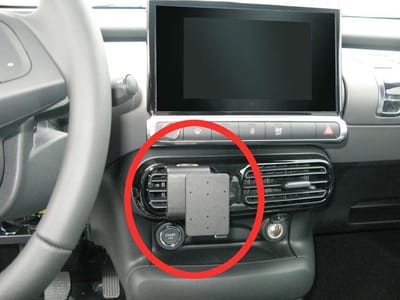 Brodit ProClip houder geschikt voor Citroën C4 Cactus 2018-2023 Center mount