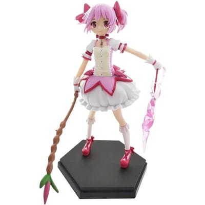 En stock 14cm Magica Kaname Madoka Personnage d'Anime Modèles Figurines Ornements de Bureau Exquis Jouet Collection Cadeaux Otaku
