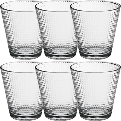 Secret de Gourmet Waterglazen / sapglazen Benit - 6x stuks - 250 ml - Drinkglazen - Waterglazen