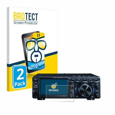 BROTECT - Screenprotector voor Yaesu FT-710 - Folie Beschermfolie transparant 2 Stuks