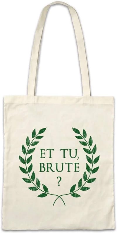 Et Tu Brute? Fotorealistische Print Tas - Dagelijks & Stijlvol Shoppen