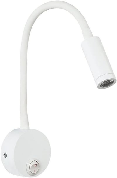 Moderne 3W LED Wandlamp met Zwanenhals en Schakelaar voor Woonkamer of Slaapkamer