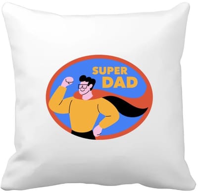 Akyol - super dad Kussen hoes - Vader - papa - vaderdag - cadeau - verjaardag - kado - 40 bij 40 cm