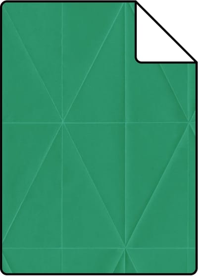 Proefstaal Origin Wallcoverings behang grafische vorm groen - 26,5 x 21 cm - 347215-S