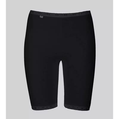 sloggi Basic+ Dames Short lange pijp - Zwart - Maat 40