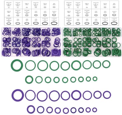 Dailygoods - Set van 540 O-ringen - 18 Maten Rubber Sluitringen Assortiment