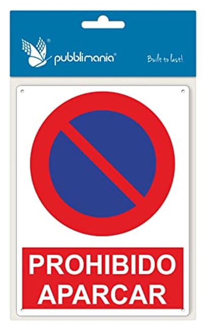 Verbodsbord parkeren - Aluminium 20 x 30 cm