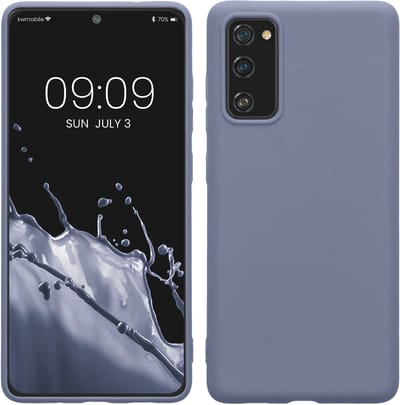kwmobile telefoonhoesje geschikt voor Samsung Galaxy S20 FE - Hoesje voor smartphone - Back cover in lavendelgrijs mat