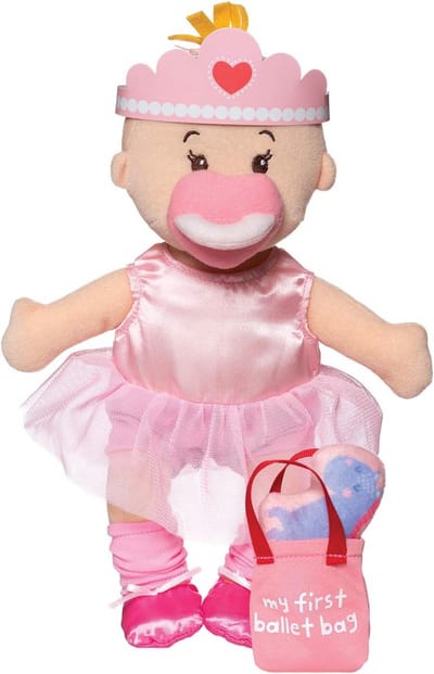 Zachte Babypop Ballerina Set 30.5 cm - Eerste Knuffelpop voor Baby's en Peuters