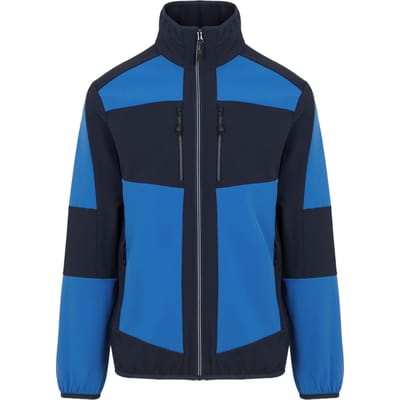 Regatta E-Volve 2-laags Soft Shell-jack voor volwassenen (Sterk Blauw/Navy)