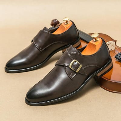 Leren Schoenen Voor Man Echt Leer Grote Maat Schoenen Designer Formele Schoenen Casual Schoenen Mode Zakelijk 38 black