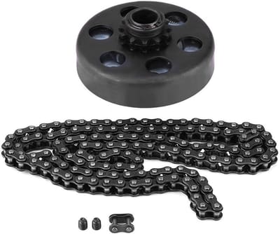 Dailygoods- Centrifugaalkoppeling 3/4 inch - 12 Tanden - Vervanging Ketting Schroef Set - Geschikt voor Go Kart Mini Bike - Hoogwaardig IJzer - 100% Nieuw - Motor Koppeling