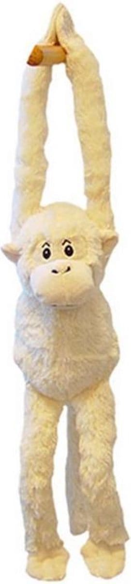 PIA Soft Toys - Pluche Knuffeldier - Hang Aap creme 48 cm (van kop tot teen)