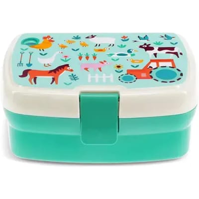 Lunchbox met tray - farmyard - boerderijtuin - Rex London