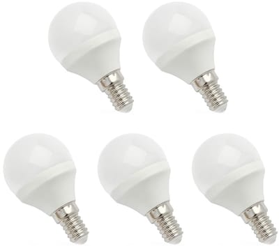 Spectrum LED Kogellamp E14 6W - 230V - 520 Lumen - 3000K Warm wit - Gezellig licht - Energiezuinig - 5 stuks