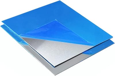 6061 Extra Dikke Aluminium Plaat Metalen Plaat Bedekt Met Beschermende Film Benodigdheden Voor Bouwgereedschappen Voor Doe-Het-Zelvers,Thickness 0.8mm.2PCS