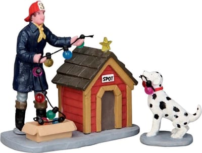 Lemax - Spot Helps Out -  Set Of 2 - Kersthuisjes & Kerstdorpen