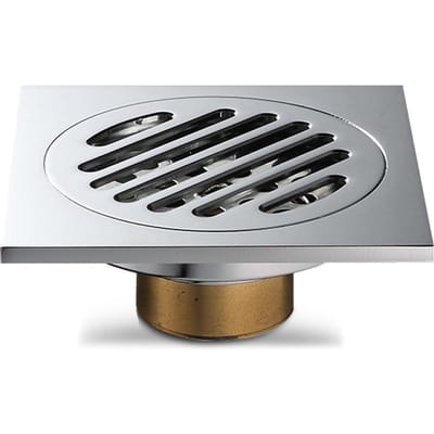 Siphon de sol anti-odeur pour douche, anti-colmatage, bouchon de cheveux, filtre d'évier, protecteur de vidange, égouttoir avec couvercle de crépine amovible Type 1 gray