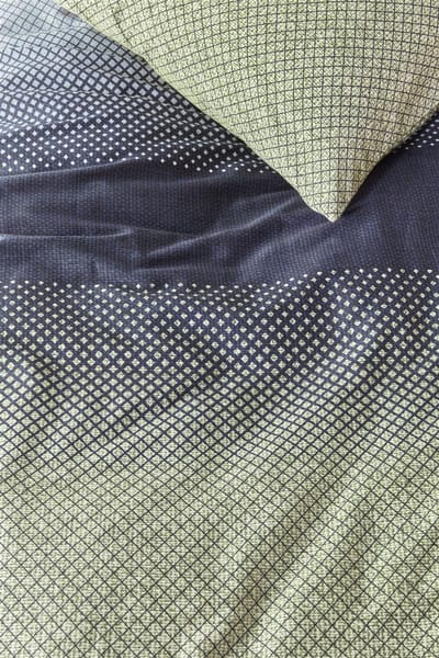 Beddinghouse Duco dekbedovertrek - Eenpersoons - 140x200/220 cm - Blauw Groen