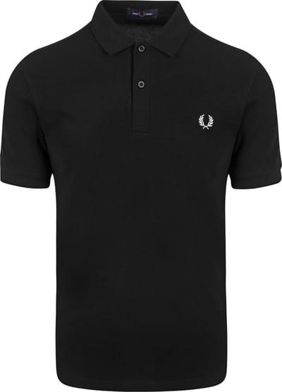 Fred Perry Polo Plain Zwart - Maat 3XL - Heren