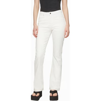 s.Oliver -qs Jeans Offwhite Maat: W34L32 | Flared Jeans Outlet | Dames | Wit