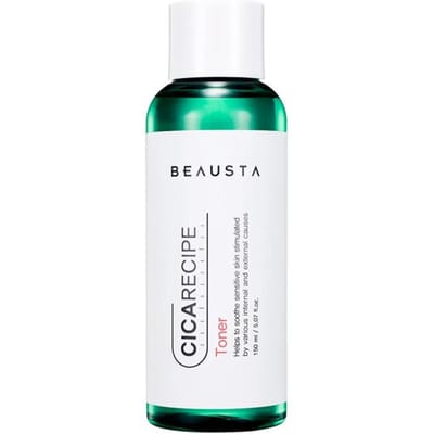 [BEAUSTA] Tonique Recette Cica 150ml Affinant de Peau Apaisant & Hydratant pour Peaux Sensibles white