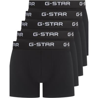 G-Star Heren Boxershorts Trunks MAIZE 5-Pack Multipack Zwart - Maat S